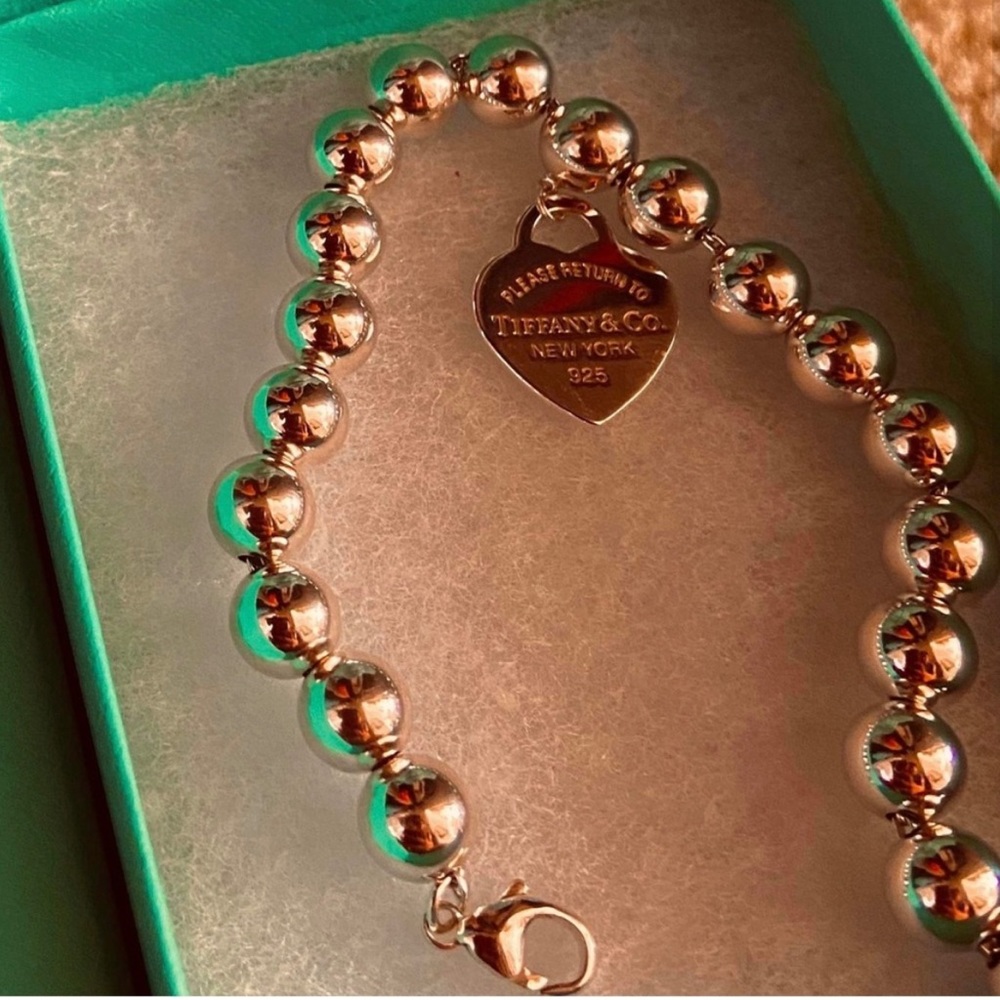 Tiffany and Co bead bracelet. Like new. Barely worn. Gifted by ex boyfriend.